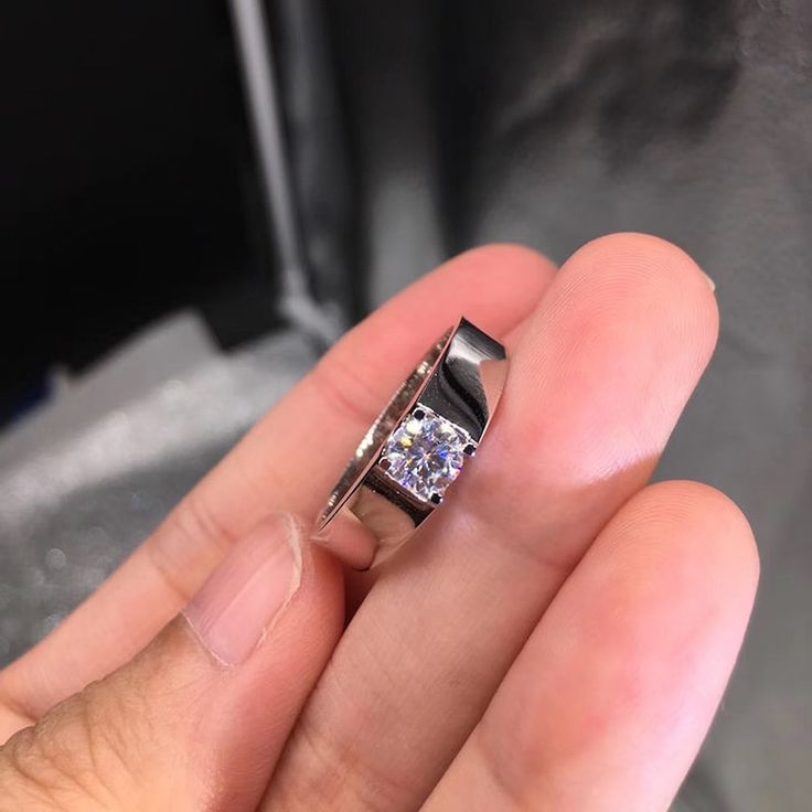 Band Moissanite Ring