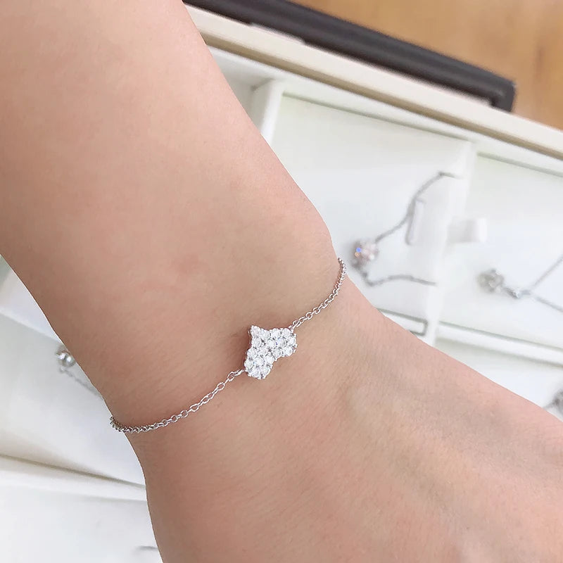 Heart Moissanite Bracelet - Nawaz Jewellers