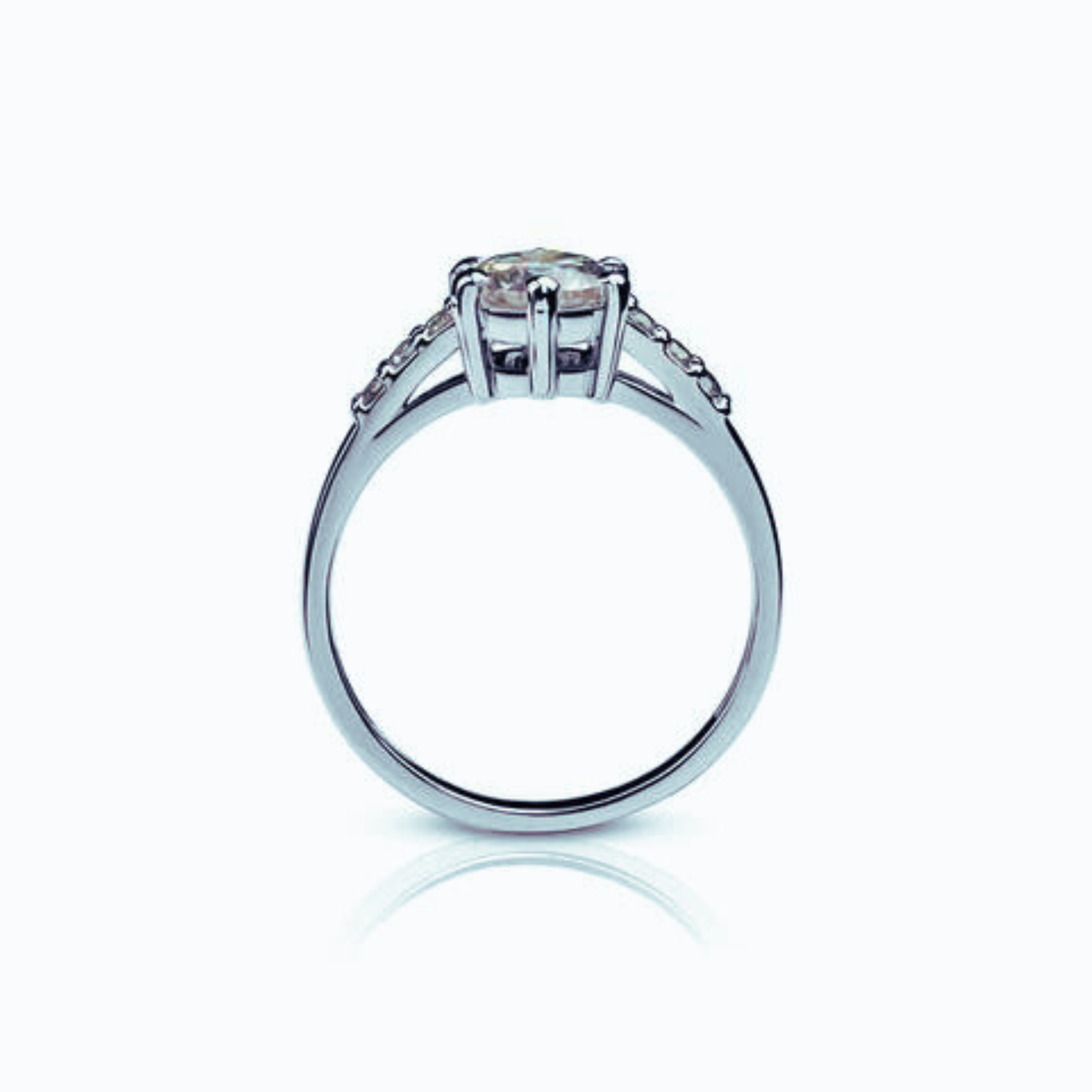 The Eternal Embrace Wedding Moissanite Ring - Nawaz Jewellers