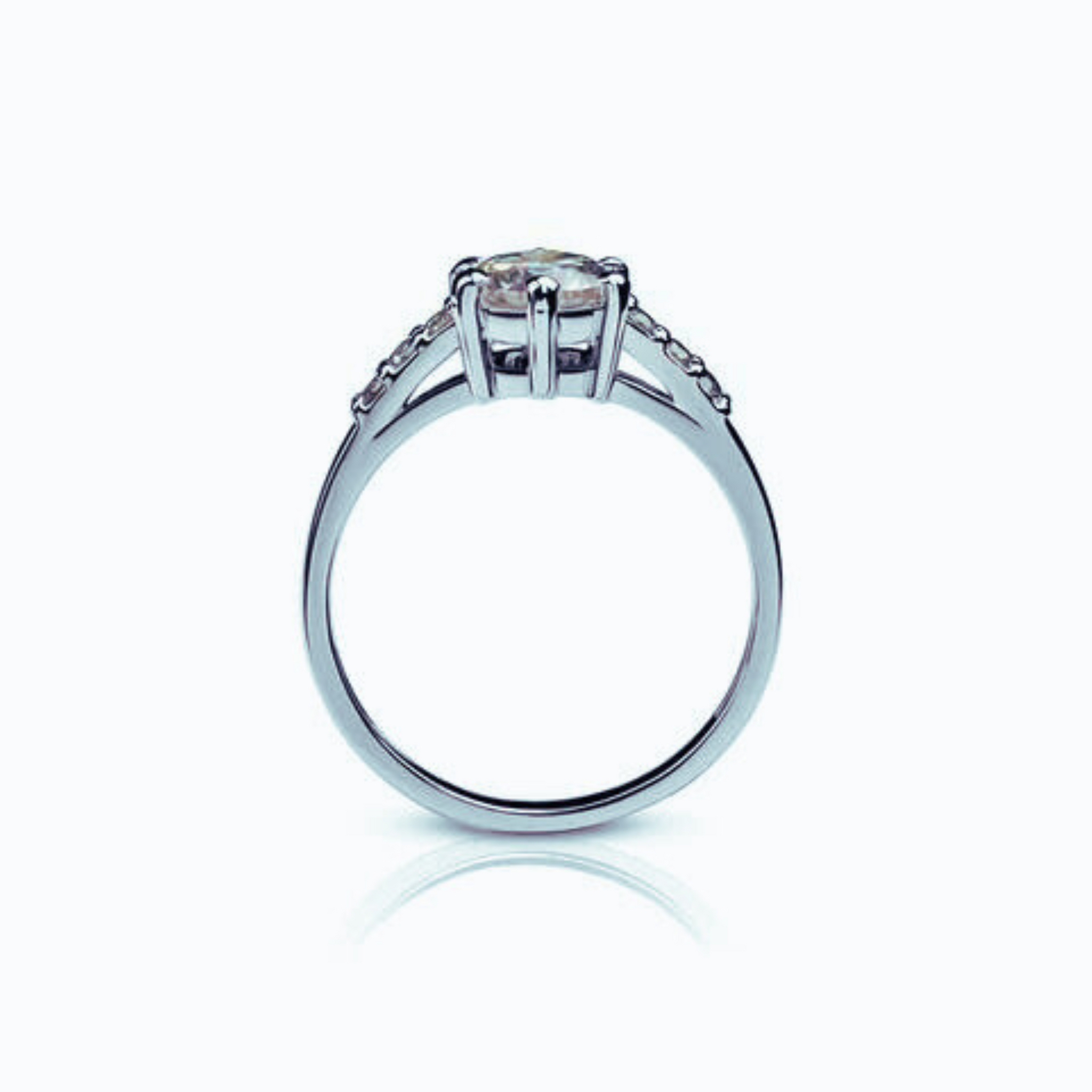 The Eternal Embrace Wedding Moissanite Ring - Nawaz Jewellers