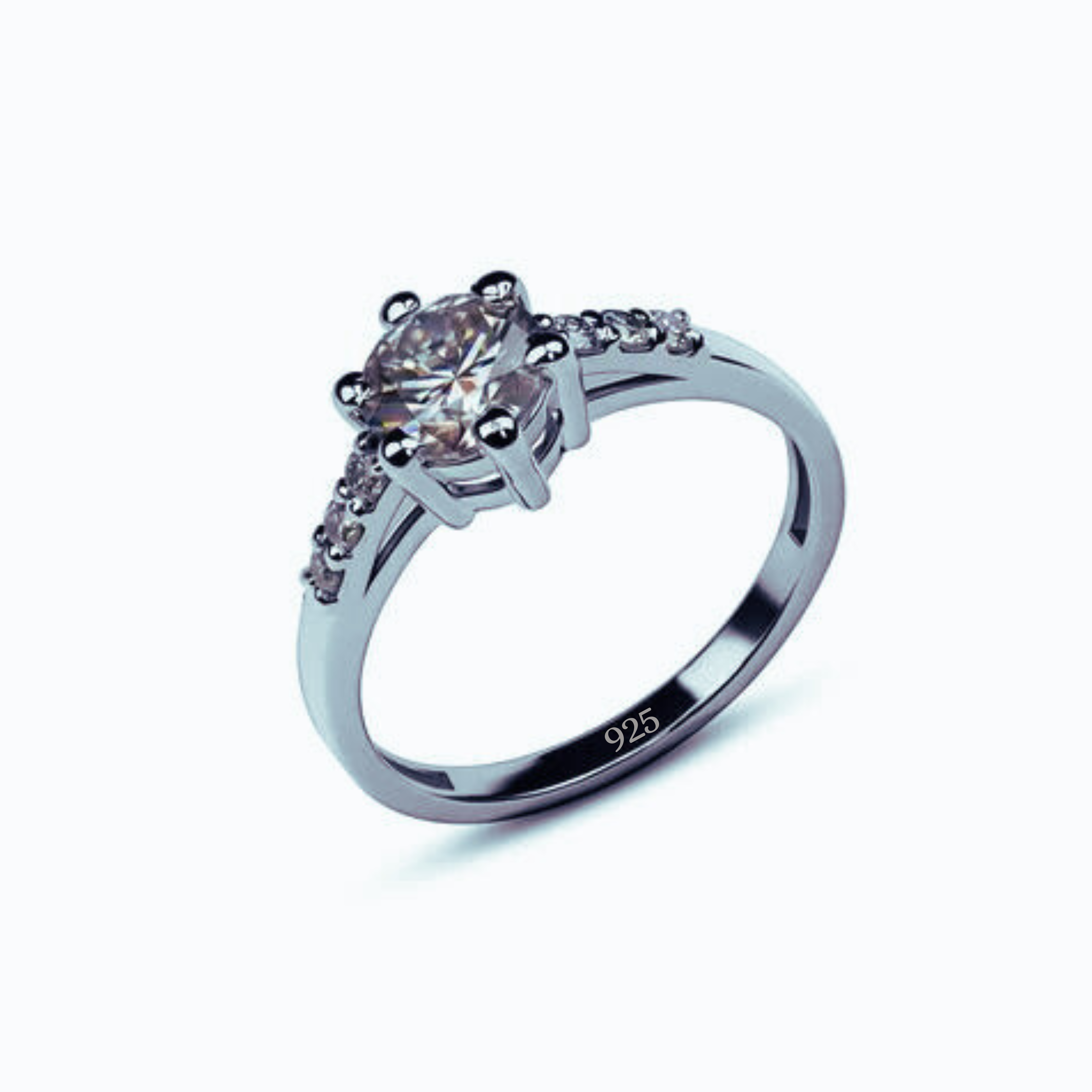 The Eternal Embrace Wedding Moissanite Ring - Nawaz Jewellers
