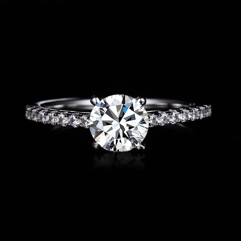 The Internal Embrace Moissanite Ring