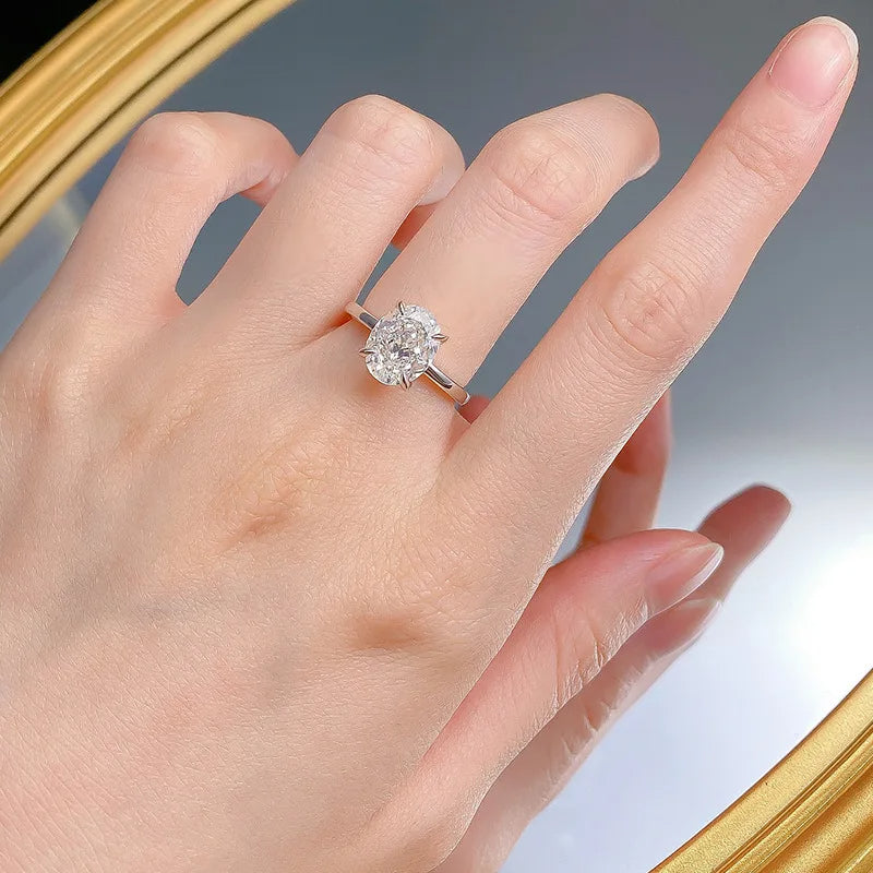 Celestial Whisper Moissanite Ring - Nawaz Jewellers