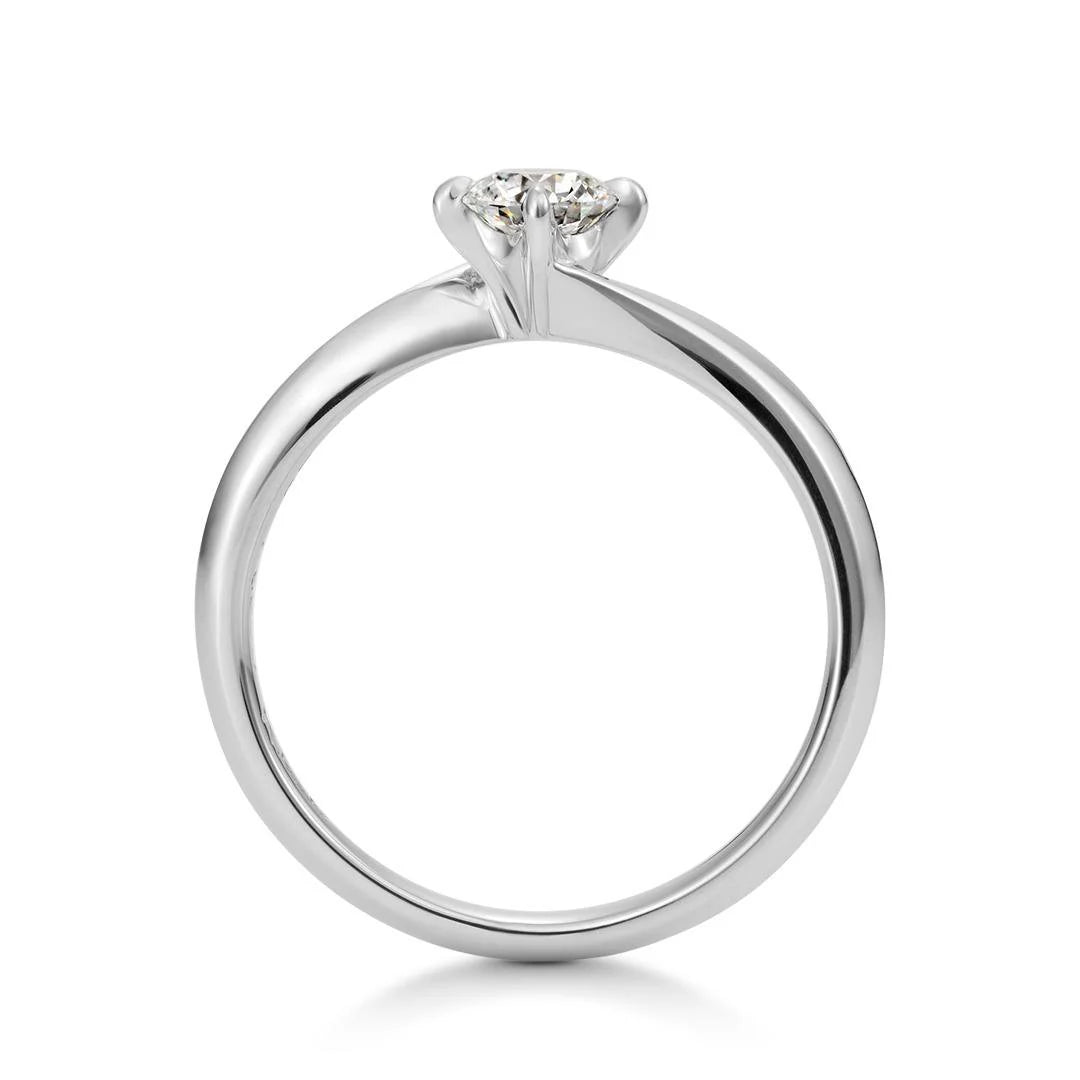 Minimal Moissaite Ring - Nawaz Jewellers