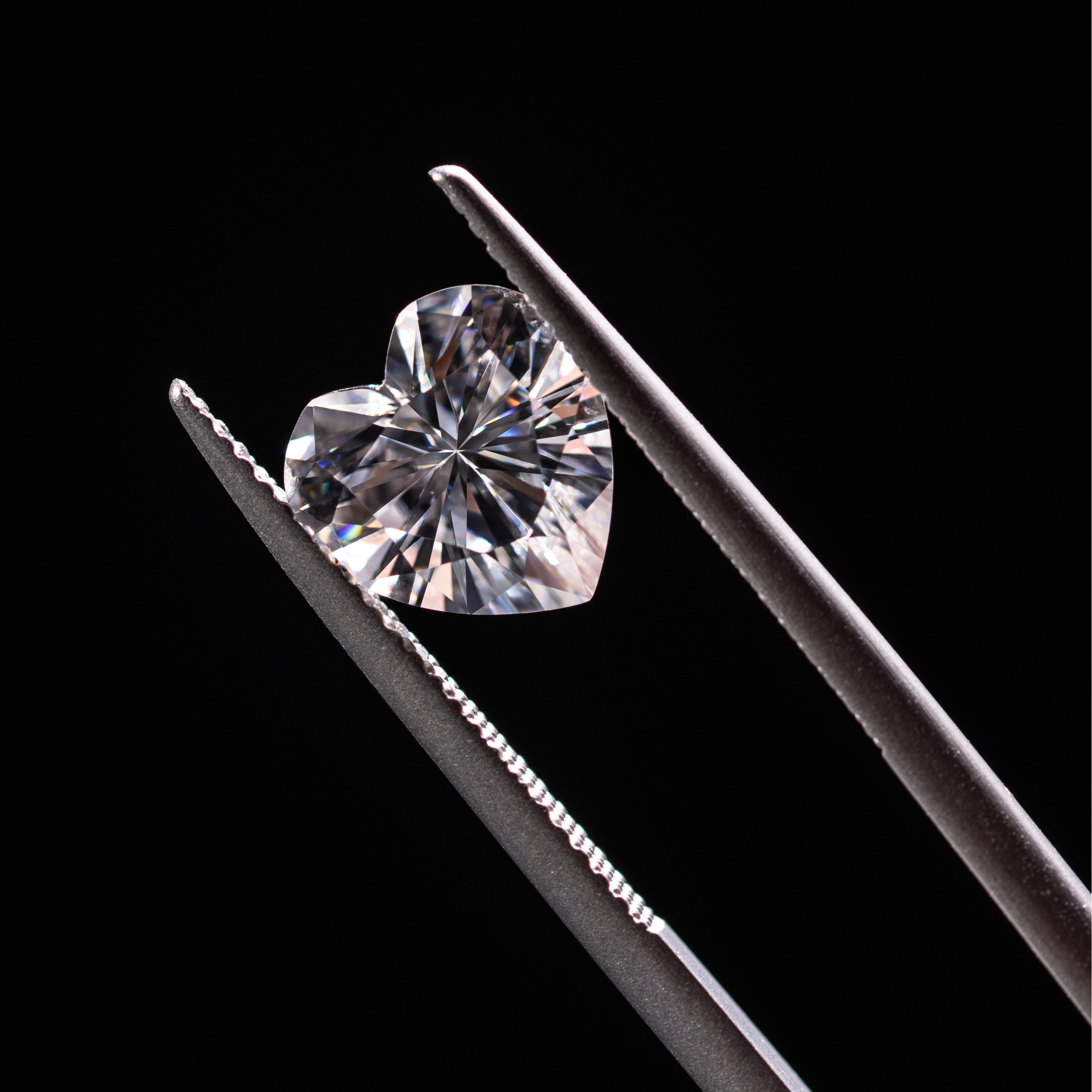 Heart-Cut Moissanite Diamond - Nawaz Jewellers