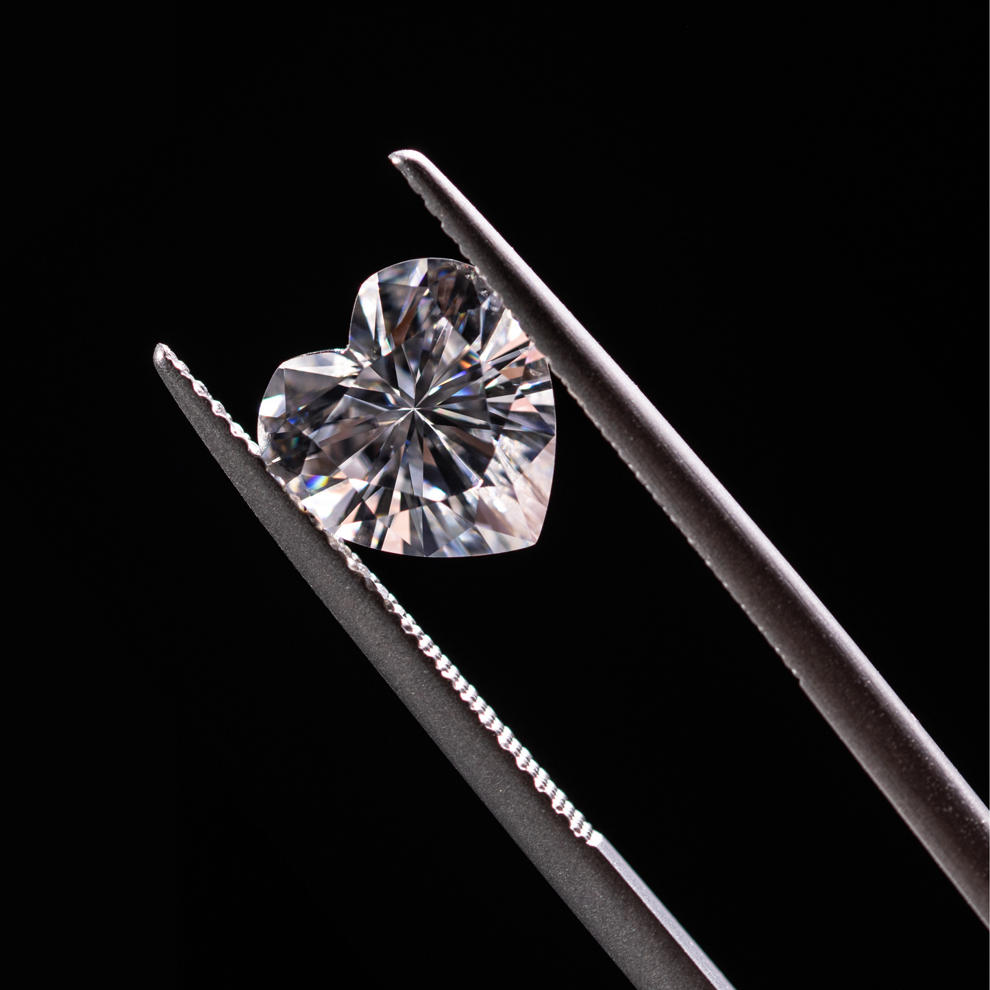 Heart-Cut Moissanite Diamond