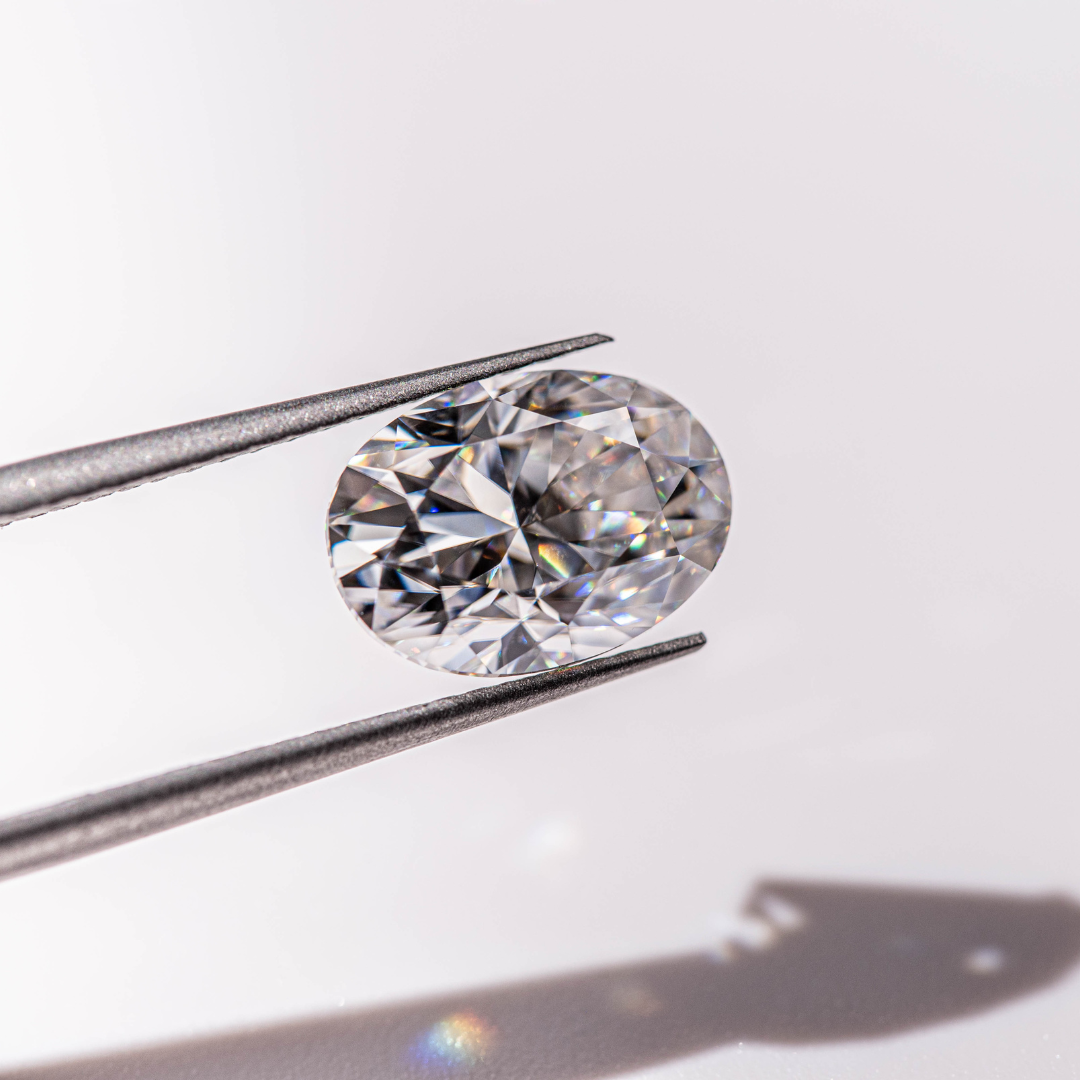 Oval-Cut Moissanite Diamond - Nawaz Jewellers