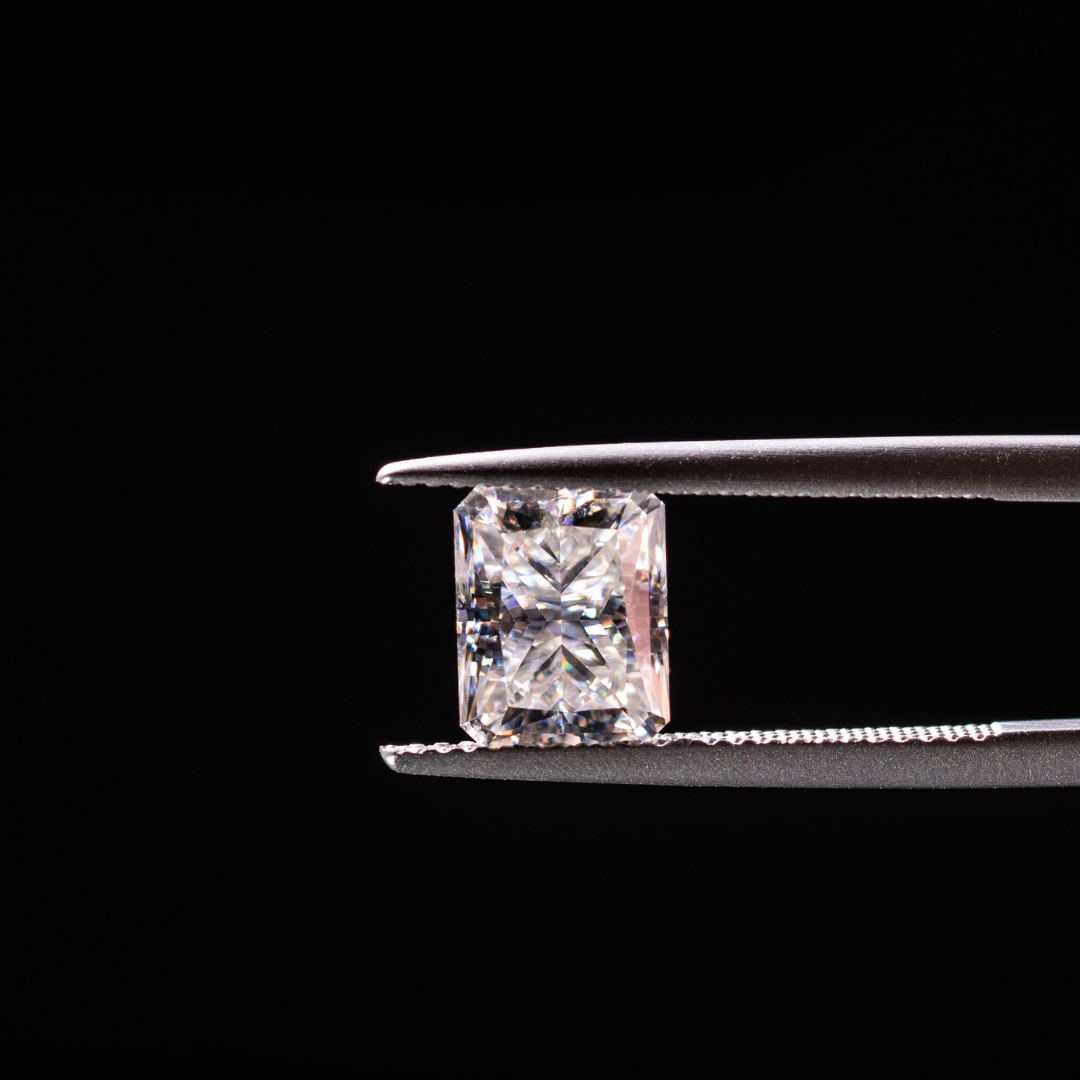 Princess-Cut Moissanite Diamond