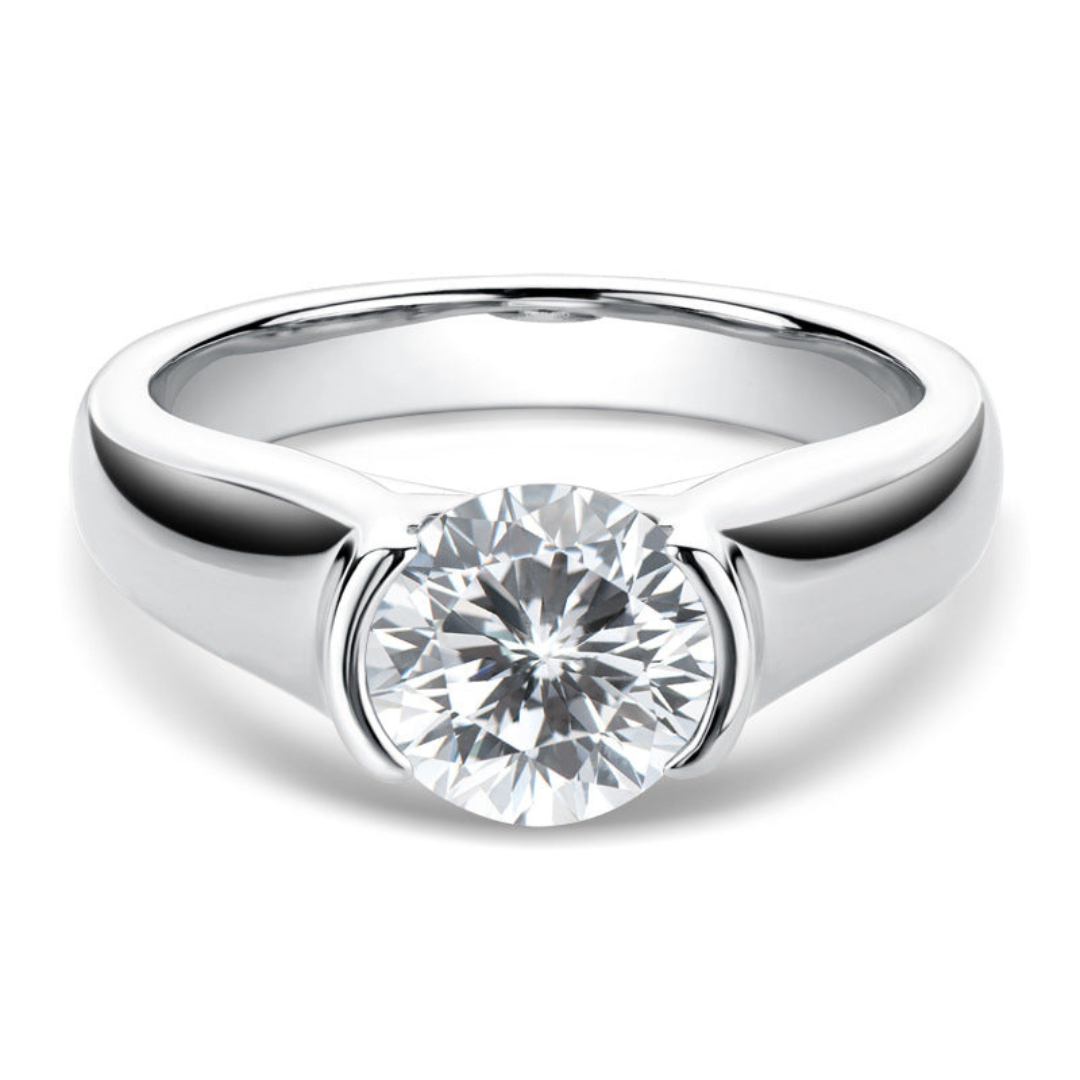 Celestial Solitiare Moissanite Ring