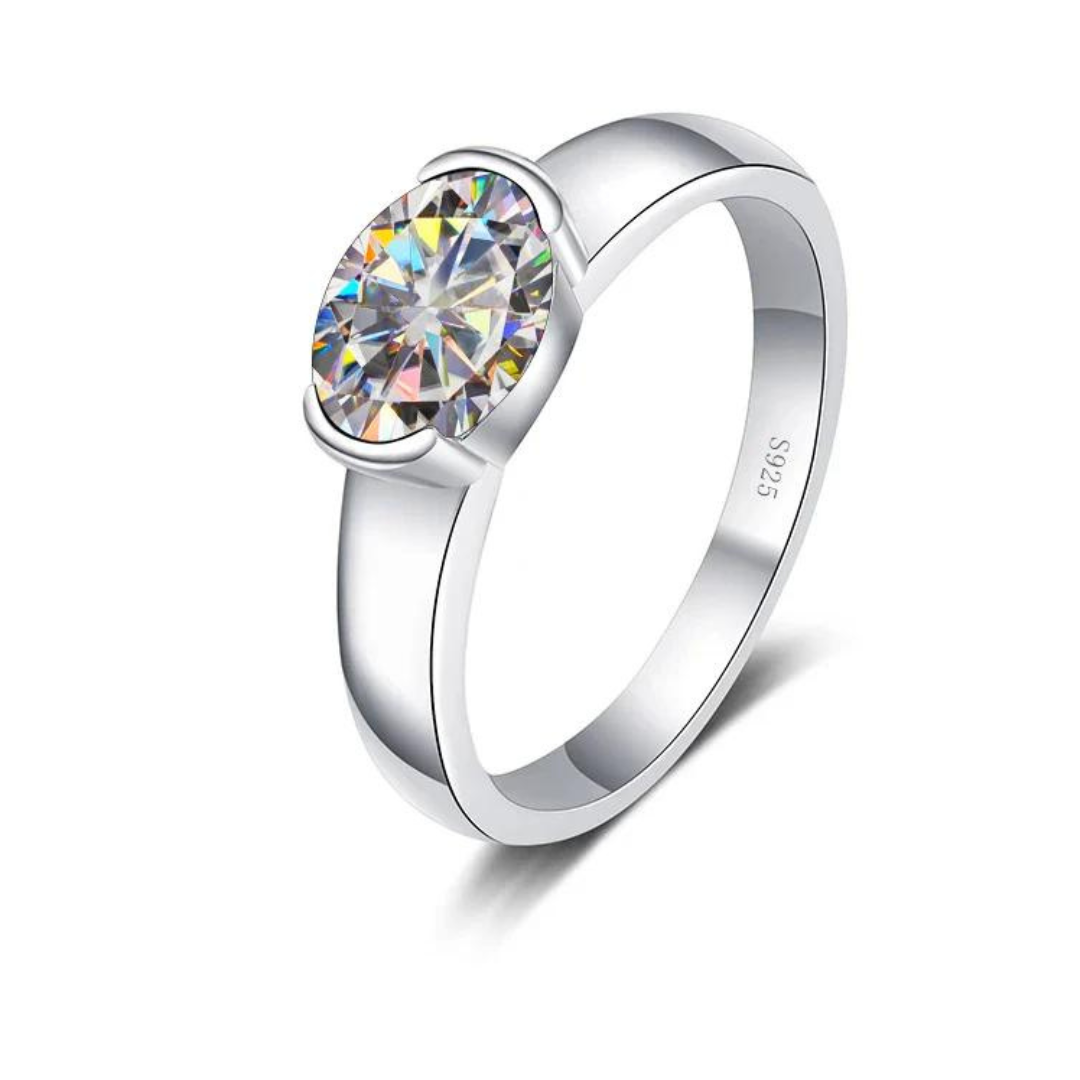 Celestial Solitiare Moissanite Ring