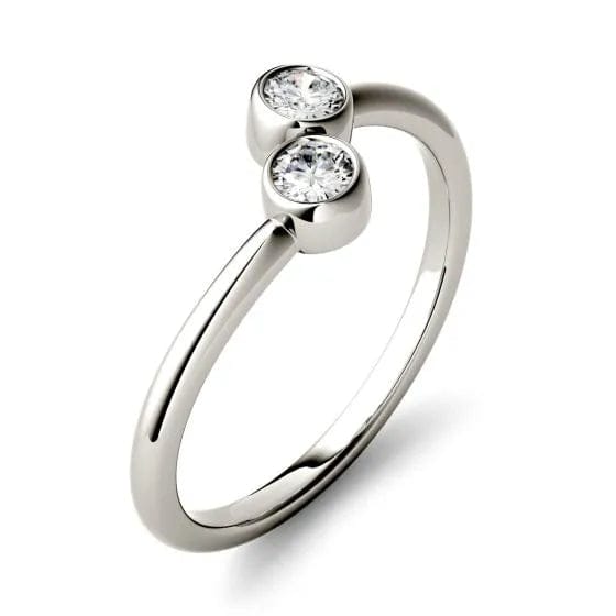Duo-Moissanite Ring - Nawaz Jewellers