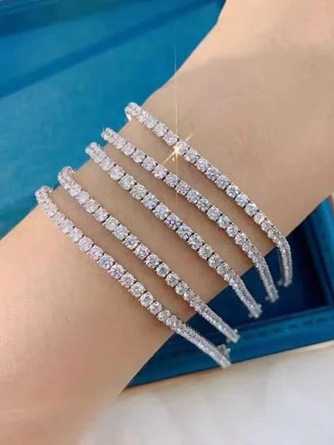 Elegant Wedding Moissanite Bracelet