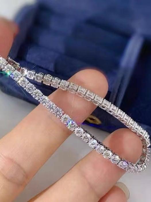 Elegant Wedding Moissanite Bracelet - Nawaz Jewellers