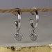 Sterling Silver 0.5-1 Carat Moissanite Bubble Earbuckles Fashion Trend Design Light Luxury Sense Casual Temperament Ladies
