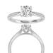 NJW-433 CT Elongated Cushion Lab Grown Diamond Engagement Ring - IGI Certified