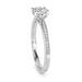 NJW-433 CT Elongated Cushion Lab Grown Diamond Engagement Ring - IGI Certified