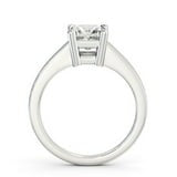 NJW-430 Princess Cut 1.9 Ct Excellent Moissanite Rings - Solitaire Engagement Sterling Silver Rings for Her - Daily Wear Fine Jewelry - Wedding Proposal Rings