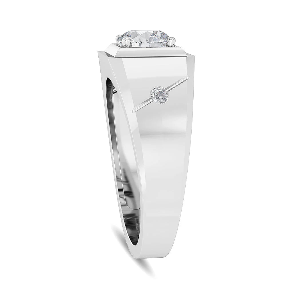 Men's Diamond Accent Band - Nawaz Jewellers