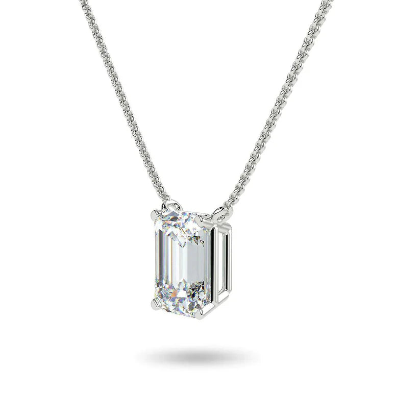 Verdant Vista Moissanite Pendant - Nawaz Jewellers
