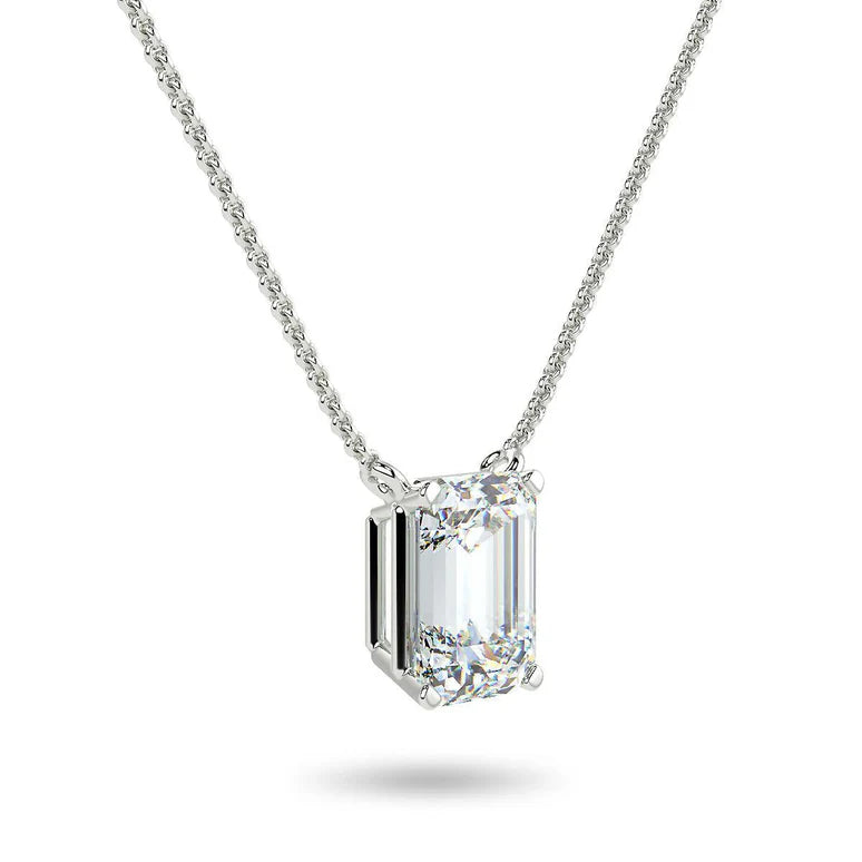 Verdant Vista Moissanite Pendant - Nawaz Jewellers