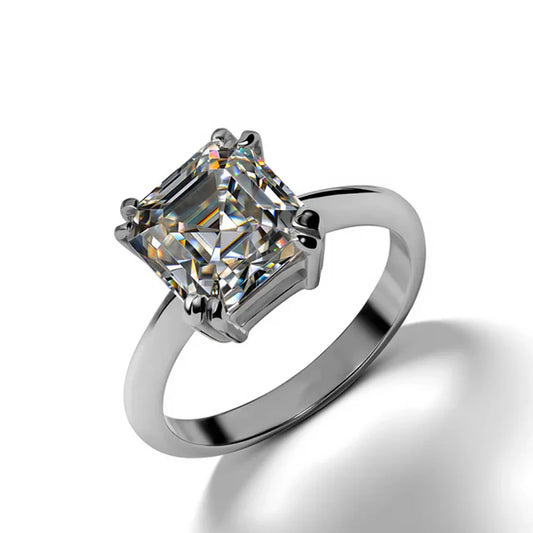 Princess Cut Moissanite Ring