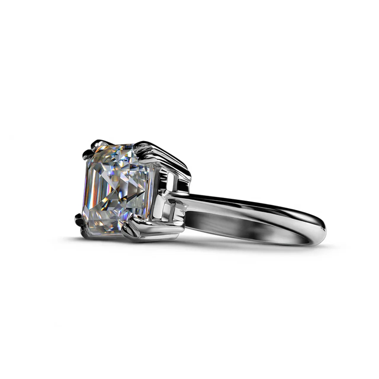 Princess Cut Moissanite Ring - Nawaz Jewellers