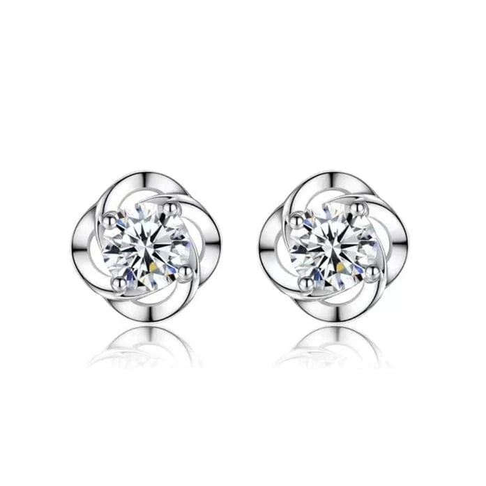 Starlight Moissanite Studs - Nawaz Jewellers