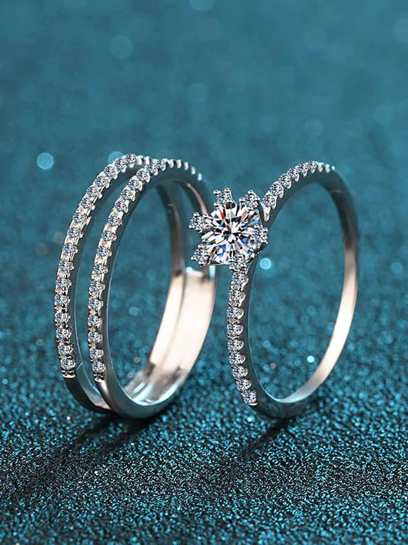 The Eternity-band Moissanite Ring