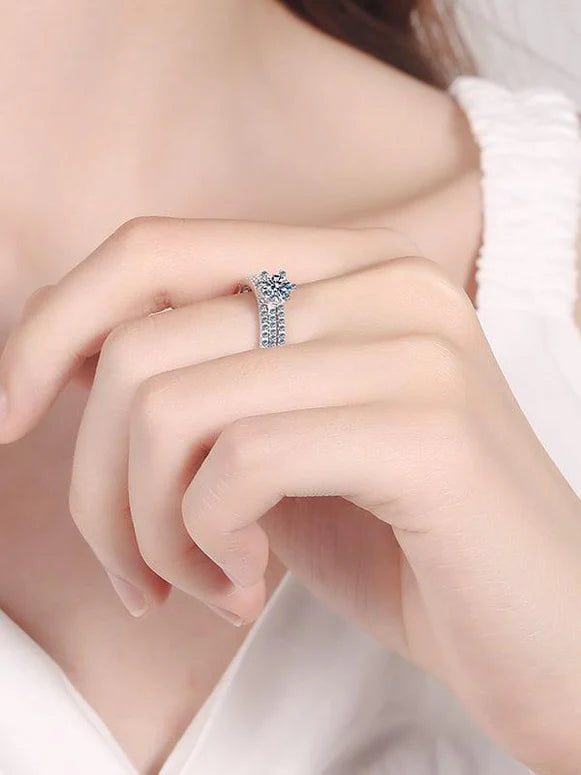 The Eternity-band Moissanite Ring - Nawaz Jewellers
