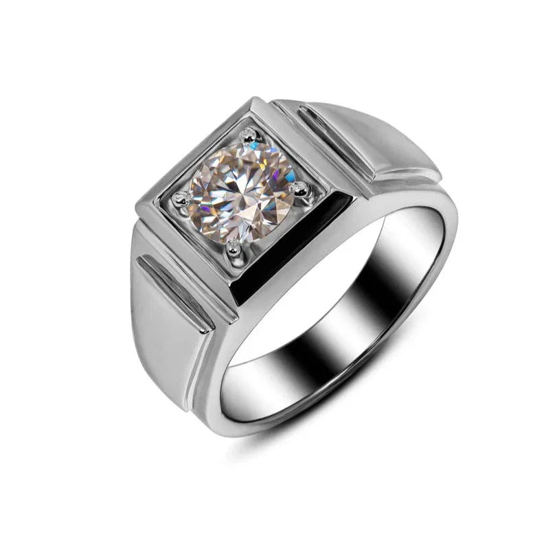 Lucleon Moissanite Men's Band - Nawaz Jewellers